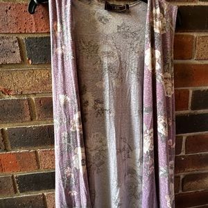 L & B floral vest